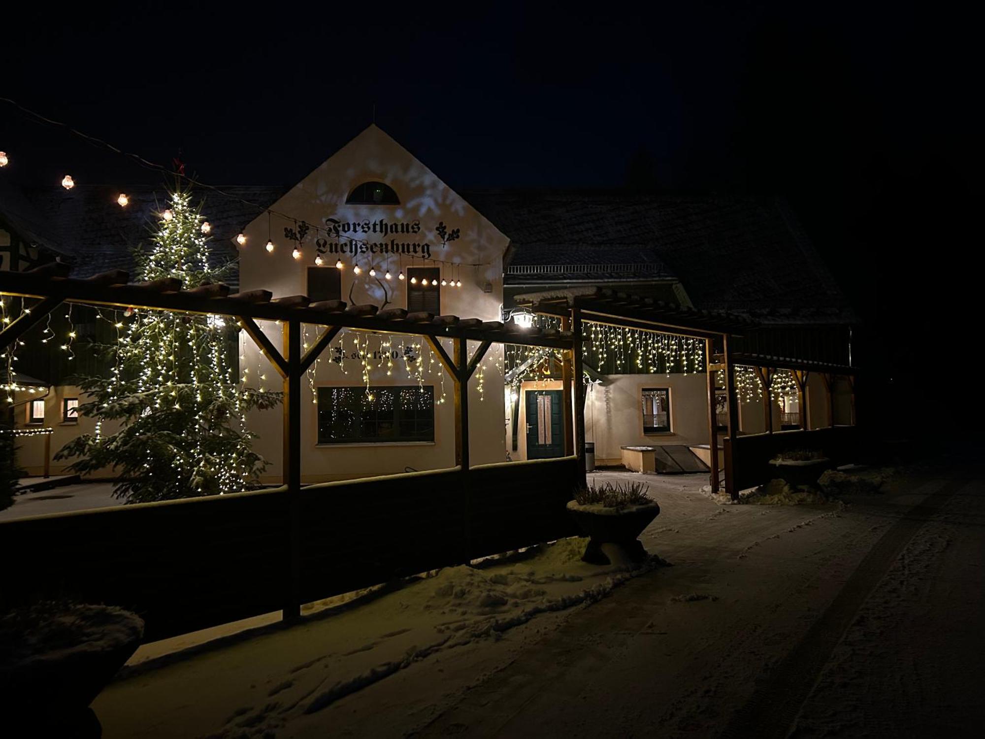 Forsthaus Luchsenburg Hotel Ohorn Luaran gambar