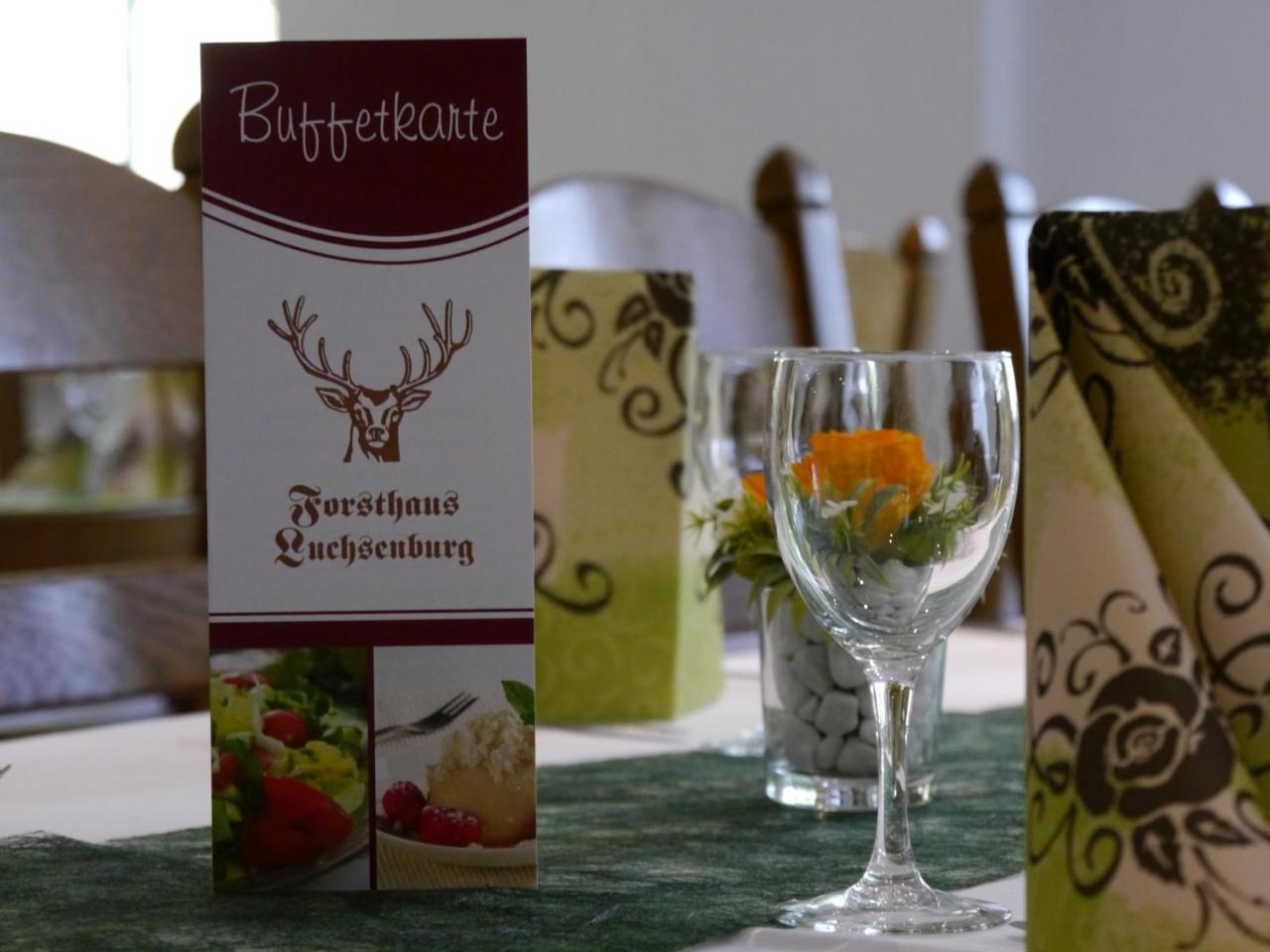 Forsthaus Luchsenburg Hotel Ohorn Luaran gambar